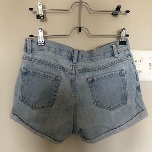 High waisted denim shorts -size 29